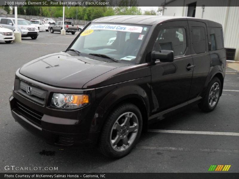 Root Beer Metallic / Black/Copper 2008 Honda Element SC