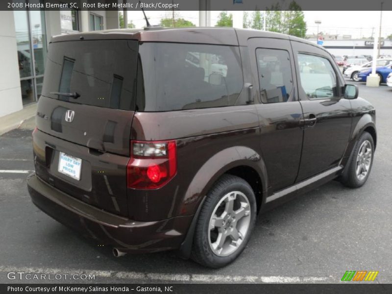 Root Beer Metallic / Black/Copper 2008 Honda Element SC