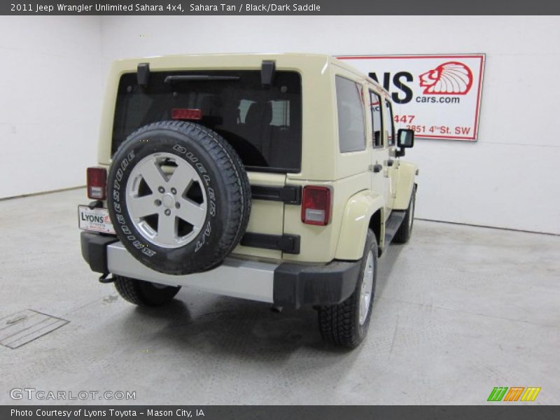 Sahara Tan / Black/Dark Saddle 2011 Jeep Wrangler Unlimited Sahara 4x4