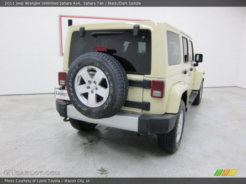 Sahara Tan / Black/Dark Saddle 2011 Jeep Wrangler Unlimited Sahara 4x4