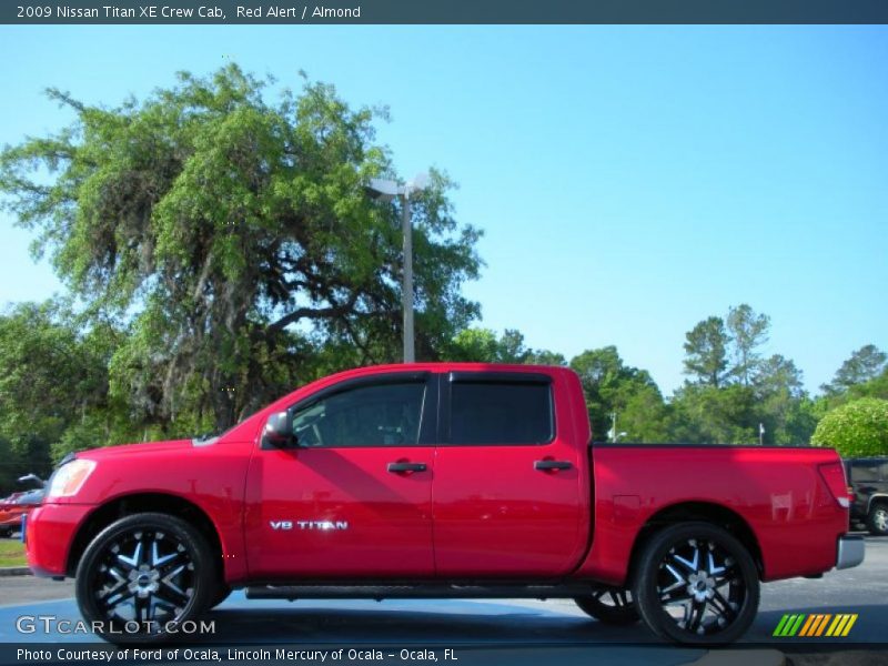 Custom Wheels of 2009 Titan XE Crew Cab