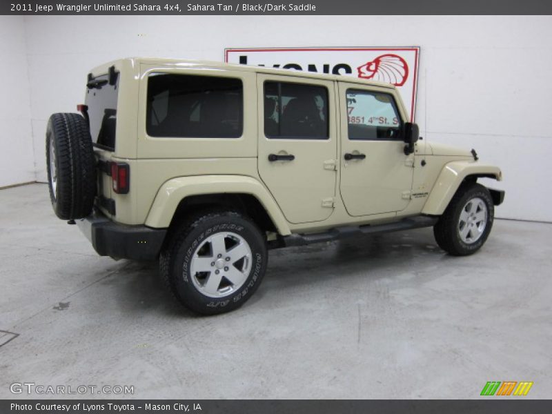 Sahara Tan / Black/Dark Saddle 2011 Jeep Wrangler Unlimited Sahara 4x4