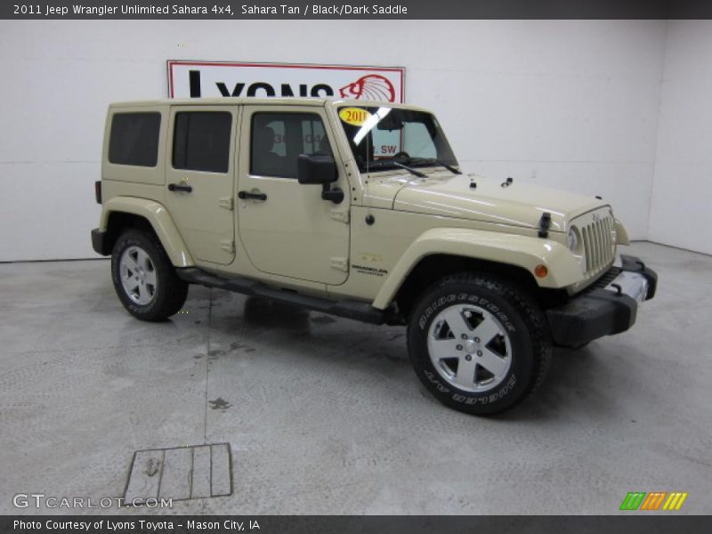 Sahara Tan / Black/Dark Saddle 2011 Jeep Wrangler Unlimited Sahara 4x4