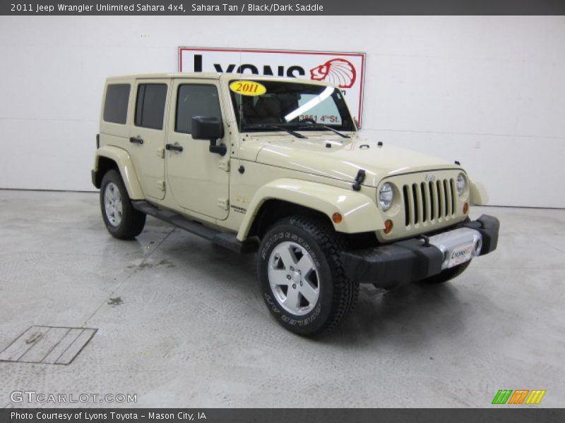 Sahara Tan / Black/Dark Saddle 2011 Jeep Wrangler Unlimited Sahara 4x4