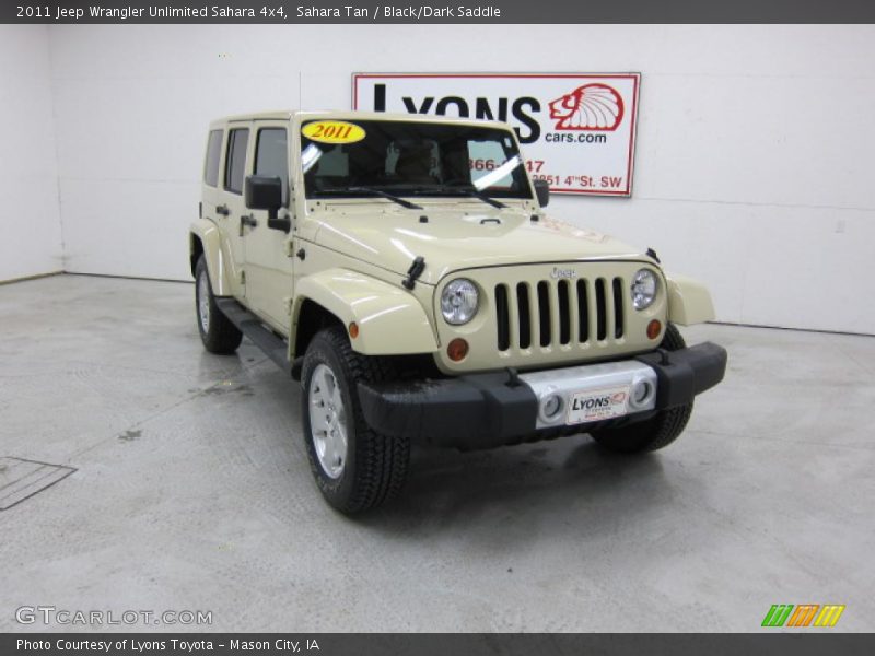 Sahara Tan / Black/Dark Saddle 2011 Jeep Wrangler Unlimited Sahara 4x4