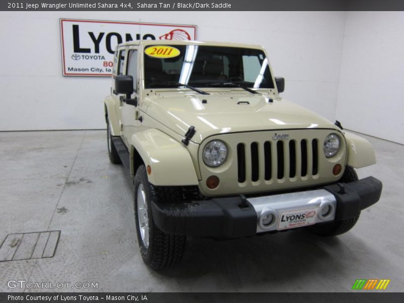 Sahara Tan / Black/Dark Saddle 2011 Jeep Wrangler Unlimited Sahara 4x4