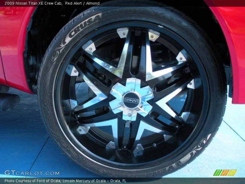 Custom Wheels of 2009 Titan XE Crew Cab
