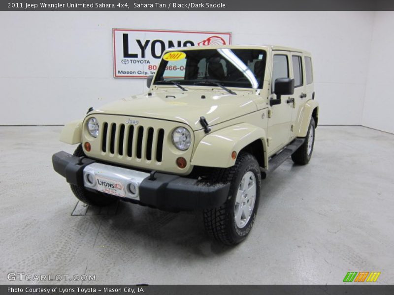 Sahara Tan / Black/Dark Saddle 2011 Jeep Wrangler Unlimited Sahara 4x4