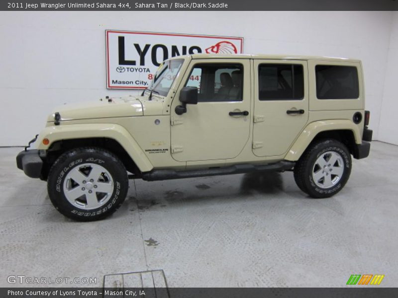 Sahara Tan / Black/Dark Saddle 2011 Jeep Wrangler Unlimited Sahara 4x4