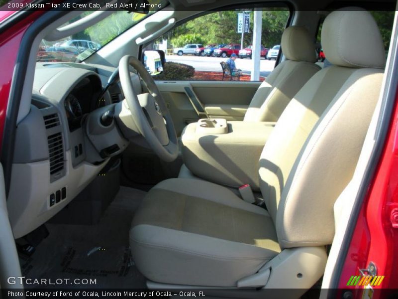  2009 Titan XE Crew Cab Almond Interior