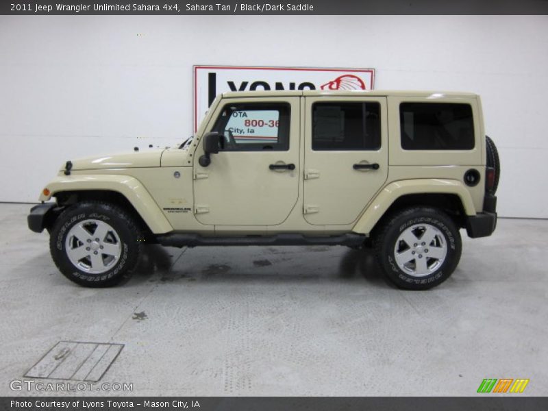 Sahara Tan / Black/Dark Saddle 2011 Jeep Wrangler Unlimited Sahara 4x4