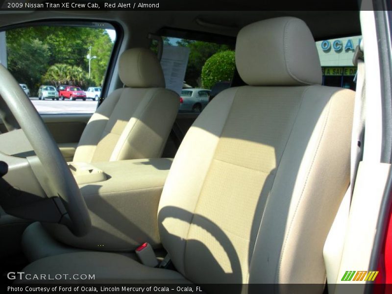  2009 Titan XE Crew Cab Almond Interior
