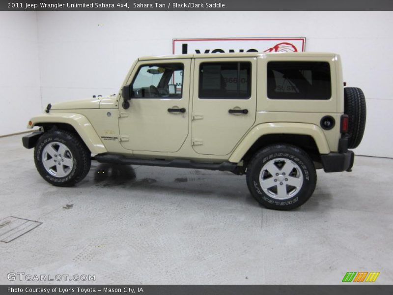 Sahara Tan / Black/Dark Saddle 2011 Jeep Wrangler Unlimited Sahara 4x4