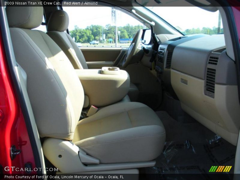 Red Alert / Almond 2009 Nissan Titan XE Crew Cab
