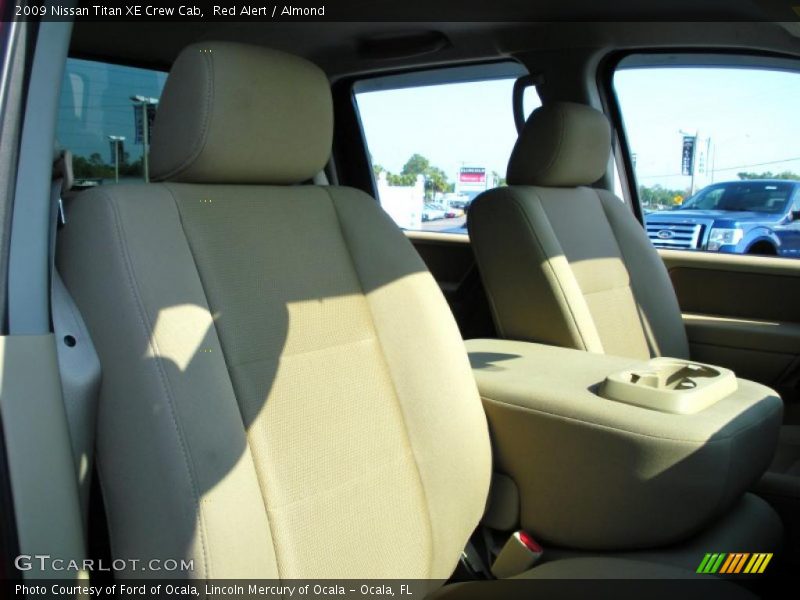 Red Alert / Almond 2009 Nissan Titan XE Crew Cab