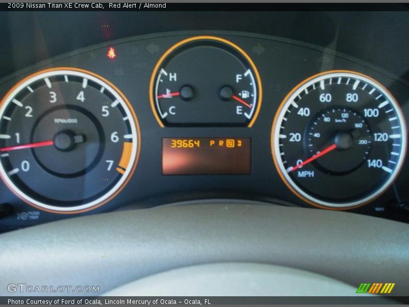  2009 Titan XE Crew Cab XE Crew Cab Gauges