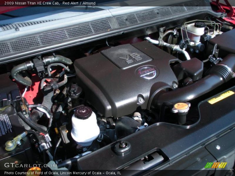  2009 Titan XE Crew Cab Engine - 5.6 Liter DOHC 32-Valve CVTCS V8