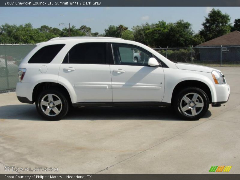 Summit White / Dark Gray 2007 Chevrolet Equinox LT