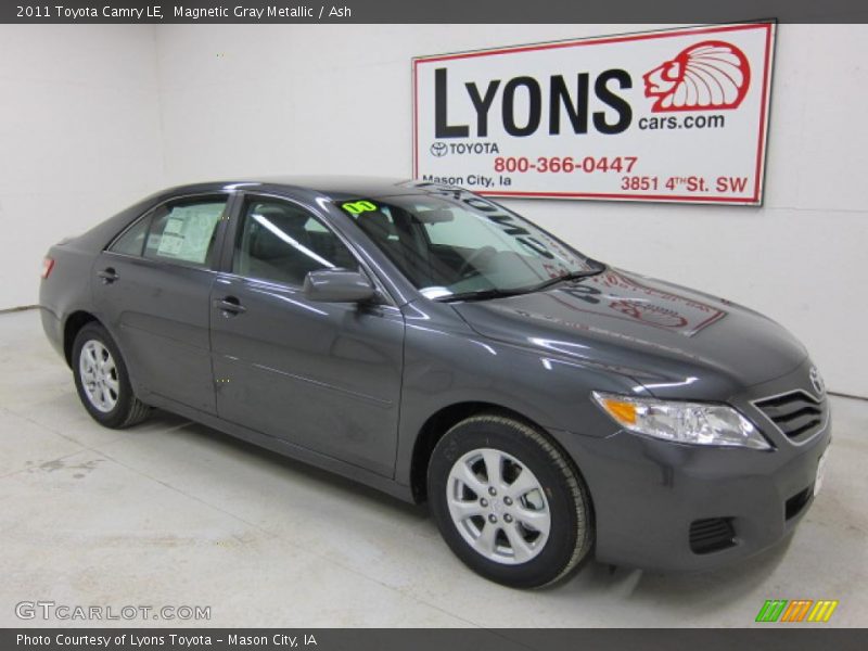 Magnetic Gray Metallic / Ash 2011 Toyota Camry LE
