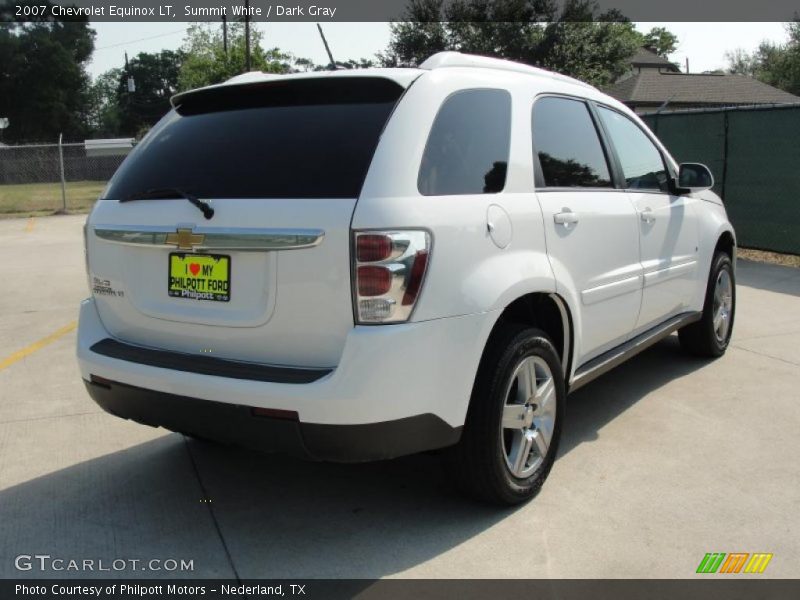 Summit White / Dark Gray 2007 Chevrolet Equinox LT