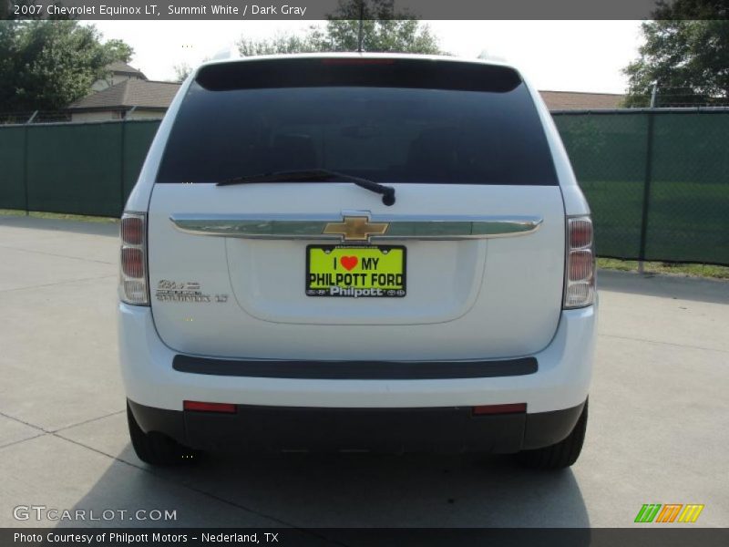 Summit White / Dark Gray 2007 Chevrolet Equinox LT