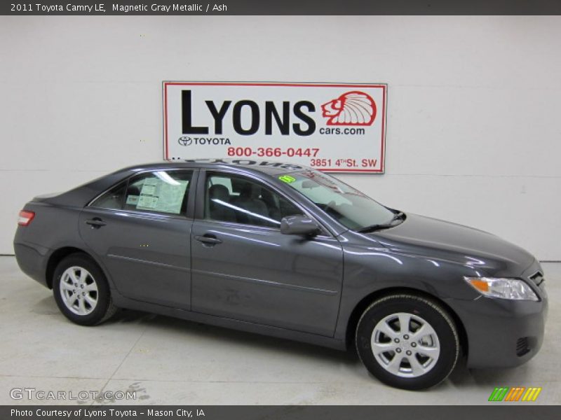 Magnetic Gray Metallic / Ash 2011 Toyota Camry LE