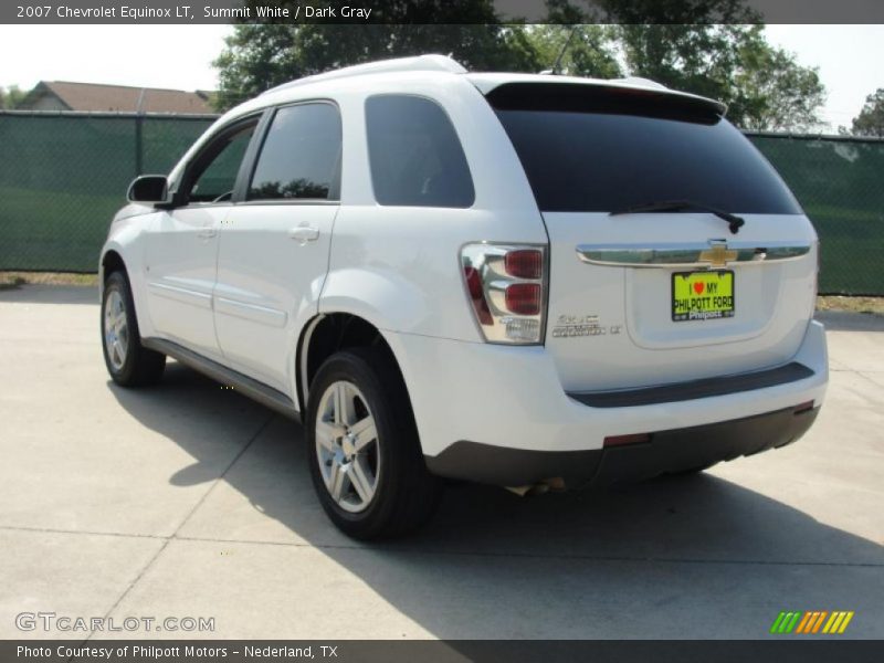Summit White / Dark Gray 2007 Chevrolet Equinox LT