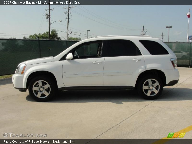 Summit White / Dark Gray 2007 Chevrolet Equinox LT