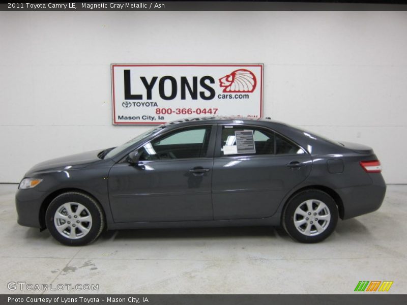 Magnetic Gray Metallic / Ash 2011 Toyota Camry LE