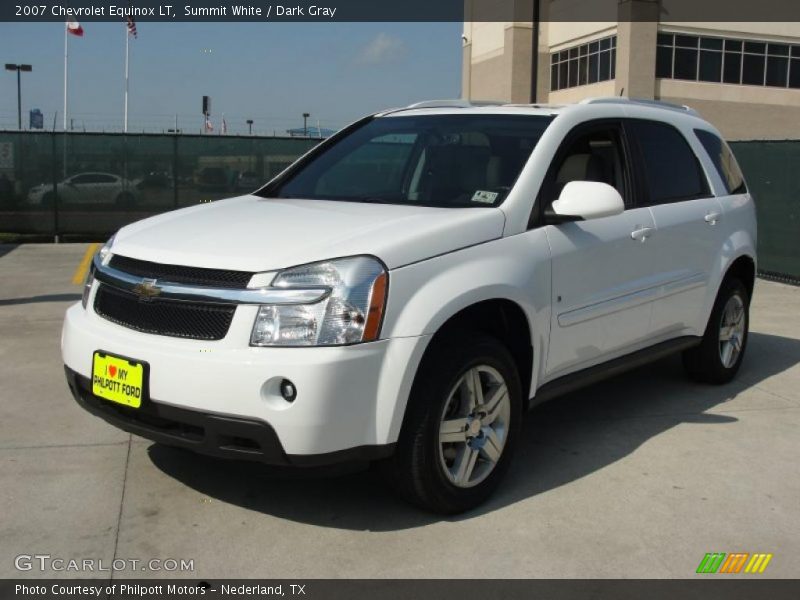 Summit White / Dark Gray 2007 Chevrolet Equinox LT
