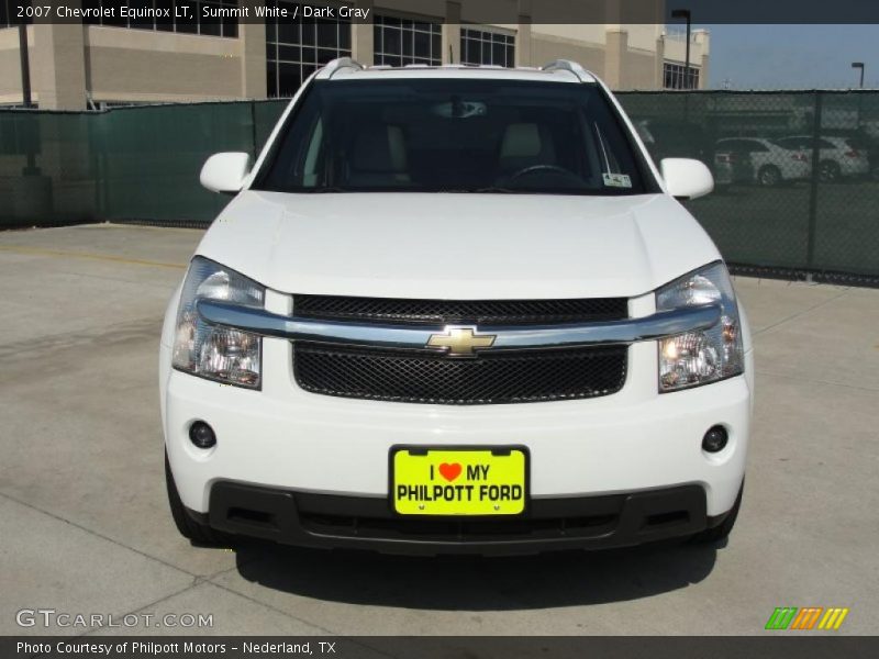 Summit White / Dark Gray 2007 Chevrolet Equinox LT