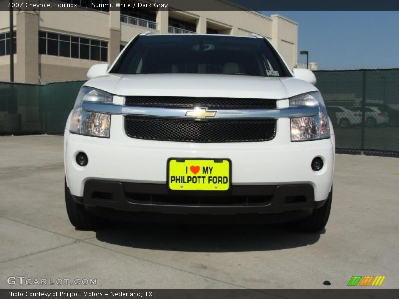 Summit White / Dark Gray 2007 Chevrolet Equinox LT