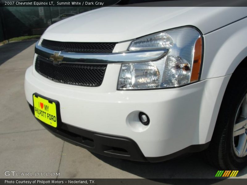 Summit White / Dark Gray 2007 Chevrolet Equinox LT