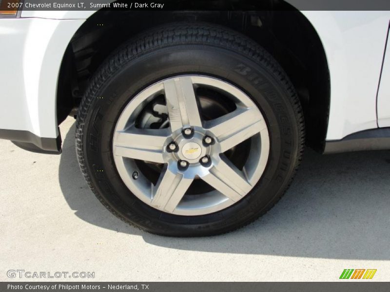 Summit White / Dark Gray 2007 Chevrolet Equinox LT