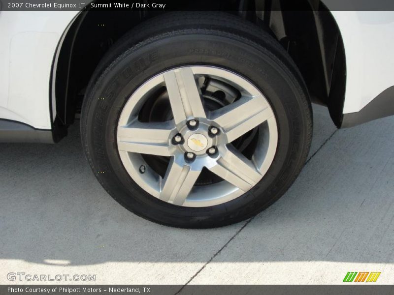 Summit White / Dark Gray 2007 Chevrolet Equinox LT