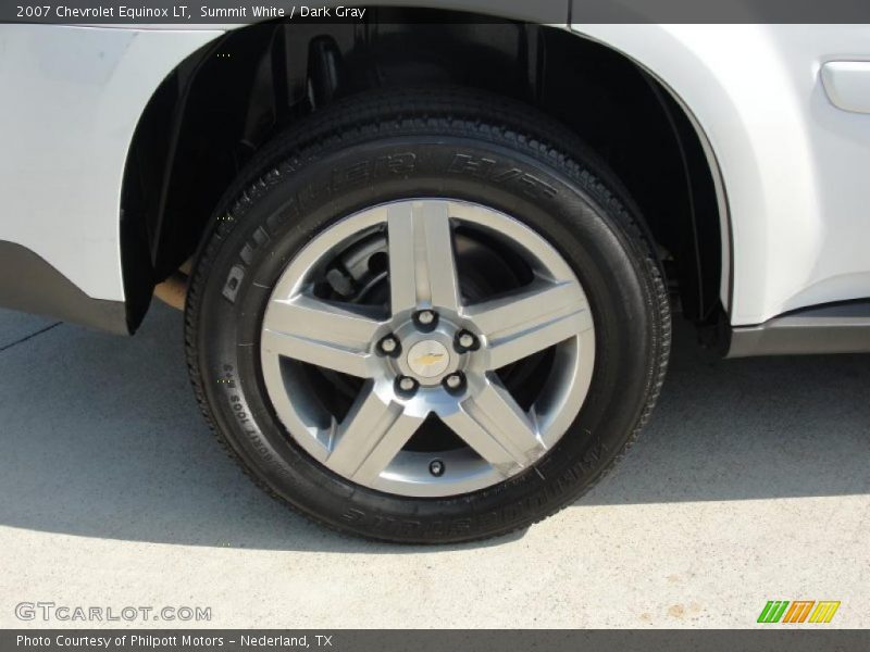 Summit White / Dark Gray 2007 Chevrolet Equinox LT