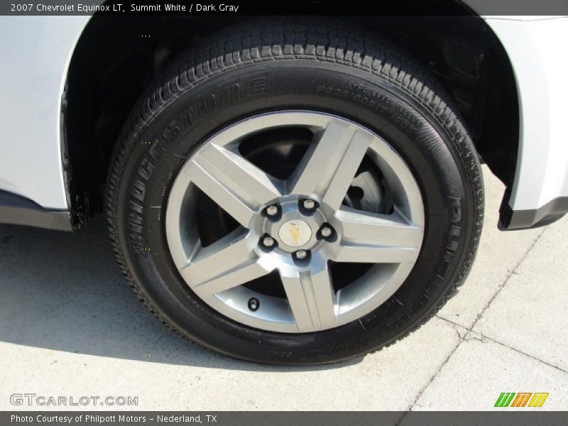 Summit White / Dark Gray 2007 Chevrolet Equinox LT