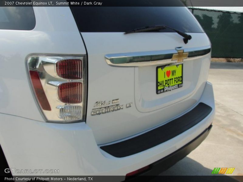 Summit White / Dark Gray 2007 Chevrolet Equinox LT