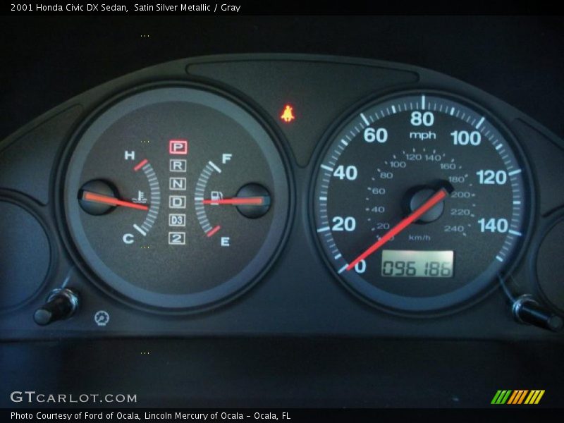  2001 Civic DX Sedan DX Sedan Gauges