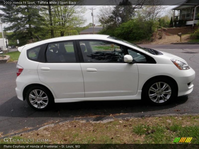 Taffeta White / Sport Black 2009 Honda Fit Sport