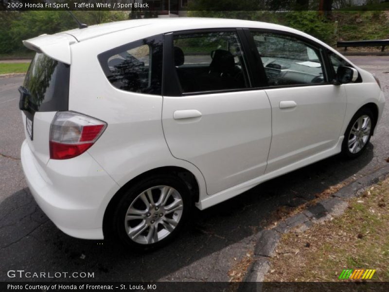 Taffeta White / Sport Black 2009 Honda Fit Sport