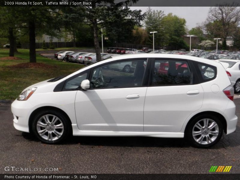 Taffeta White / Sport Black 2009 Honda Fit Sport