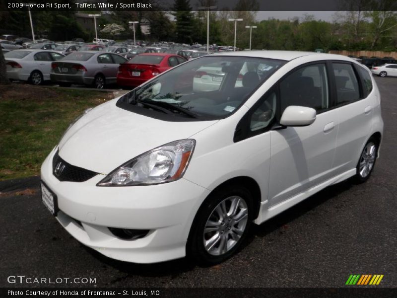 Taffeta White / Sport Black 2009 Honda Fit Sport