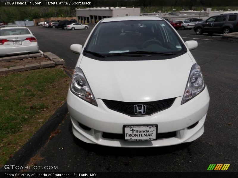 Taffeta White / Sport Black 2009 Honda Fit Sport