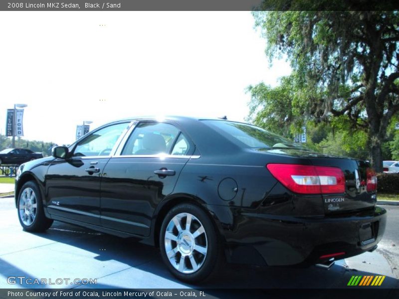 Black / Sand 2008 Lincoln MKZ Sedan