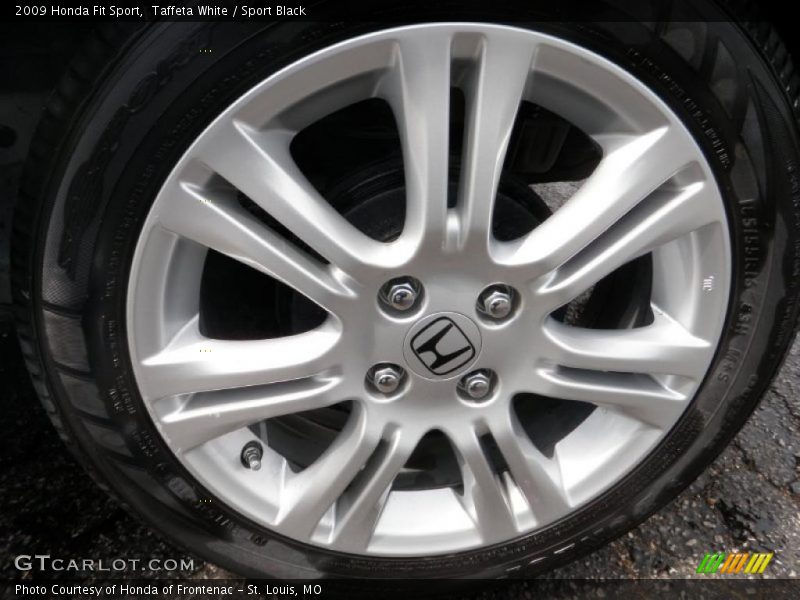 Taffeta White / Sport Black 2009 Honda Fit Sport
