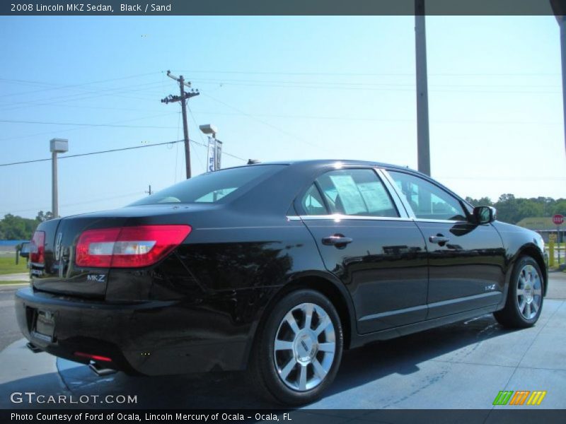 Black / Sand 2008 Lincoln MKZ Sedan