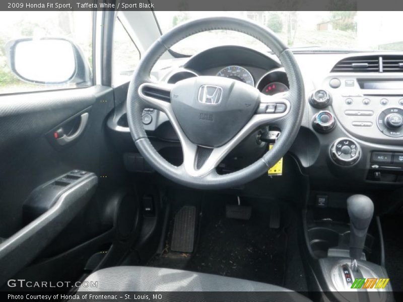 Taffeta White / Sport Black 2009 Honda Fit Sport