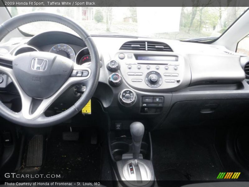 Taffeta White / Sport Black 2009 Honda Fit Sport