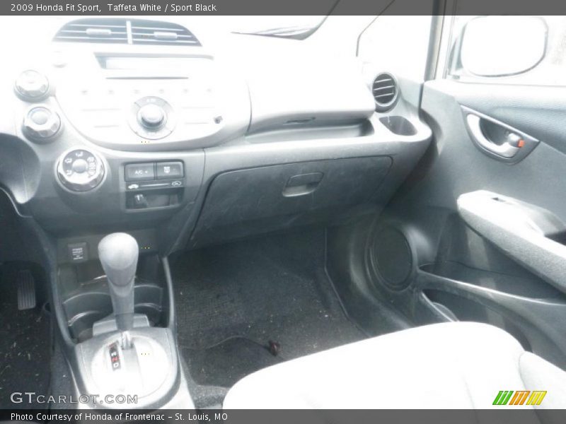Taffeta White / Sport Black 2009 Honda Fit Sport